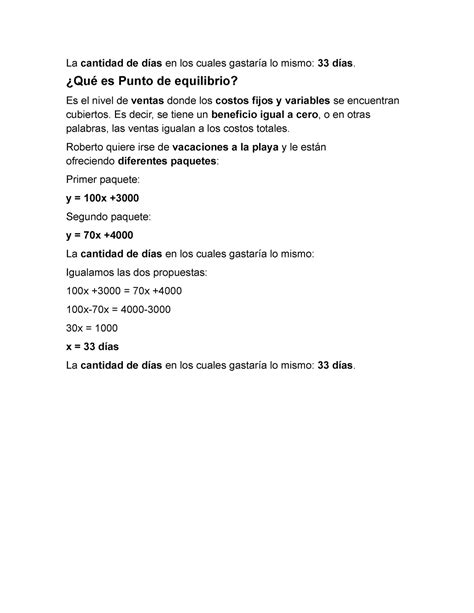 La Resolver Problemas La Cantidad De D As En Los Cuales Gastar A Lo