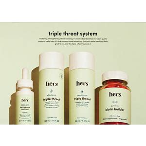 Hers Triple Threat System for Hair Regrowth, 3 CT