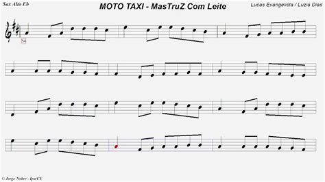 Moto Taxi Mastruz Leite Sax Alto Eb Youtube