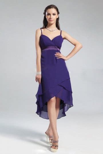 Robe De Soirée Violette Courte Pas Cher Robedesoireecourte Fr