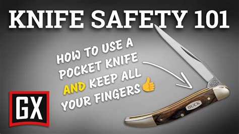 5 Rules Of Knife Safety Knives 101 YouTube