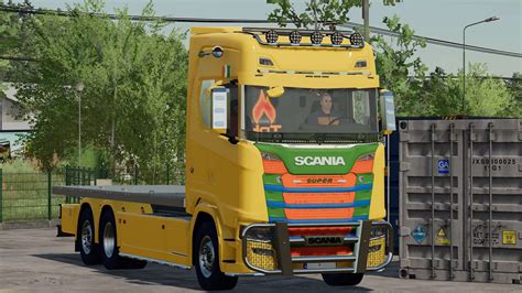 Fs22 Scania S520730 V8 à Plat V1000 Mod Fs25 Mods Fs22 Mods