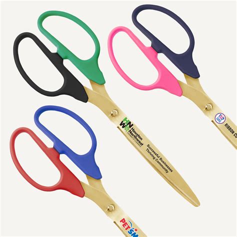 Giant Ceremonial Ribbon Cutting Scissors Engraving Awards And Ts