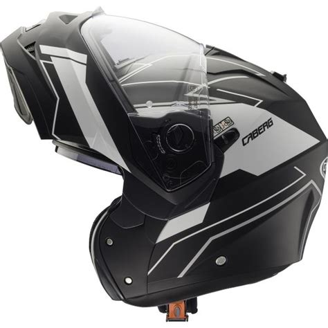 Casco Moto Caberg Duke Ii Gravity Matt Black White En Stock Icasque Es