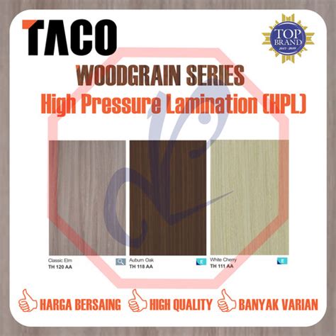 Jual TACO HPL SHEET WOODGRAIN SERIES MOTIF SERAT KAYU TH 103 AA