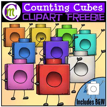 Counting Cube Clip Art - for personal or commercial use | Clip art ...