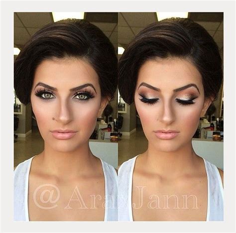 Gold Smokey Eye Amazing Wedding Makeup Wedding Makeup For Brunettes