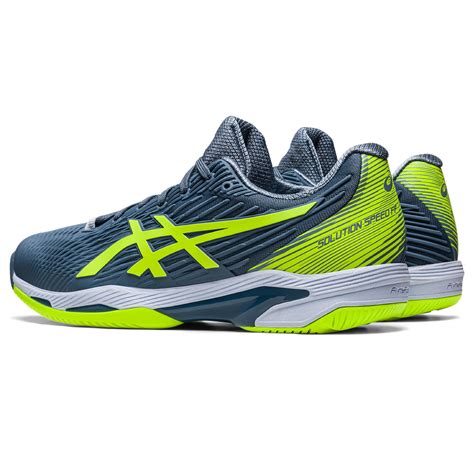 Asics Solution Speed Ff 2 Erkek Mavi Yeşil Tenis Ayakkabısı 1041a182 402