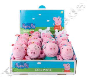 Commerce De Gros Peppa Pig Porte Monnaie Clip En Peluche Cm P