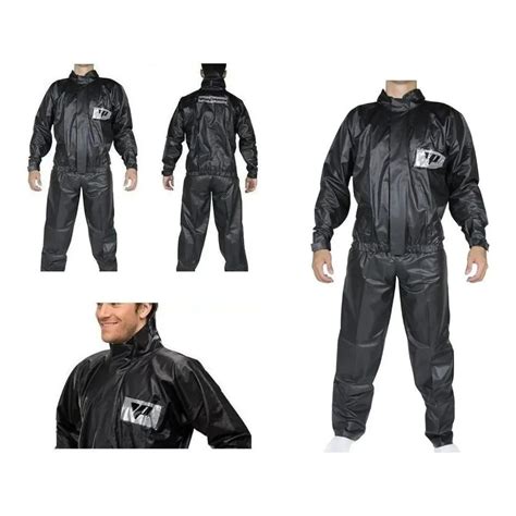 Capa Roupa Chuva Pantaneiro Pvc Impermeável Para Motoqueiro Motoboy