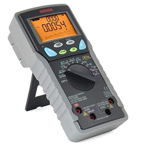 Sanwa Pc7000 Digital Multimeter With True Rms And Pc Link Sanwa