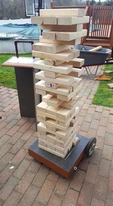 How To Build A Diy Giant Jenga Yard Game In Just Two Hours And Only