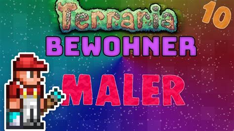 Maler Npc Tutorial Terraria Stadbewohner Youtube