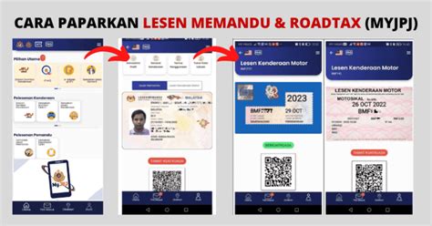 MyJPJ Cara Semak Cukai Jalan Digital Lesen Memandu Online