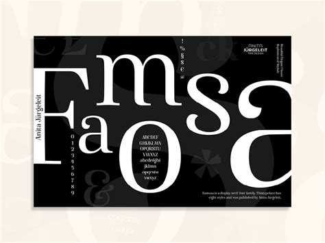 Type Specimen Poster By Typethis Fonts Typefaces On Dribbble