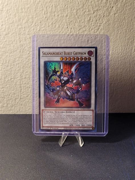 Salamangreat Burst Gryphon 1st Edition Ultra Rare LD10 EN004 Yu Gi Oh