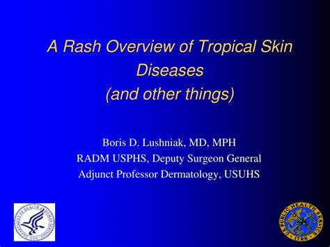 Ppt A Rash Overview Of Tropical Skin Diseases And Other Things