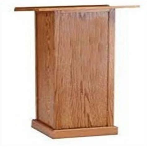 wooden podium  piece banquet furniture   delhi id