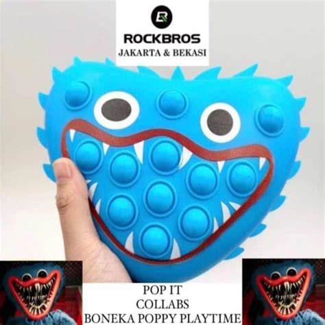 Jual Jual Boneka Poppy Collabs Pop It Playtime Original Huggy Wuggy