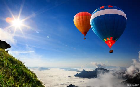 High Altitude Hot Air Balloons Wallpaper Download Hot Air Balloon Hd