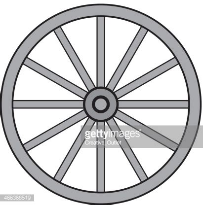 Cowboy Wagon Wheel, Horseshoe And Lasso Stock Vector | Royalty-Free | FreeImages