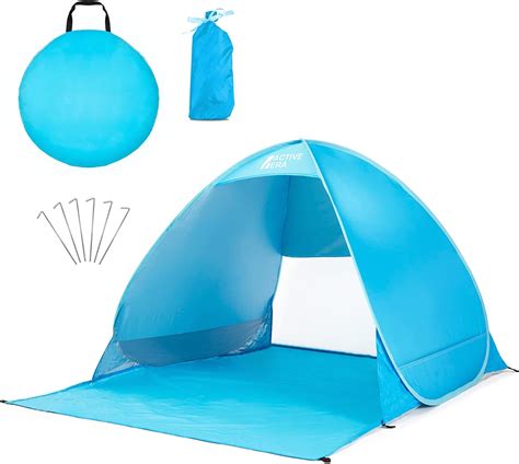 Active Era Pop Up Strandmuschel Mit Uv Schutz Upf Strandzelt