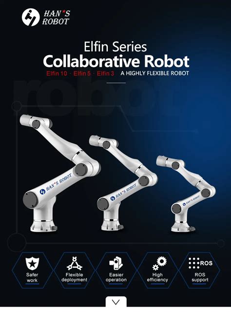 Hans Robot Collaborative Robot 6 Axis Robot Arm For Cnc Industry