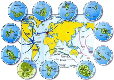 Overseas Departments And Territories Of France