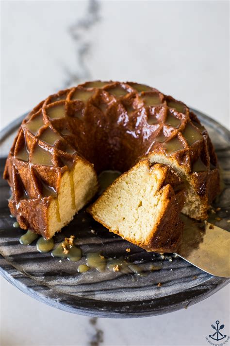 Brown Sugar Bundt Cake With Caramel Glaze The Beach House Kitchen