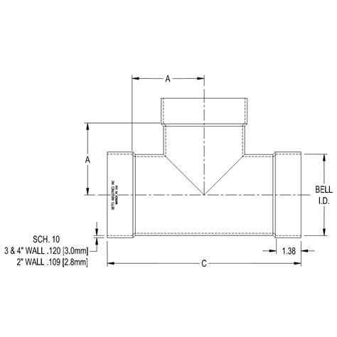 Belled Tee - Pacific Rim Technical Instrumentation & Systems