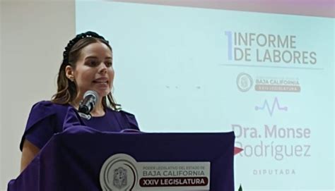 Monserrat Rodr Guez Presenta Primer Informe De Actividades Como