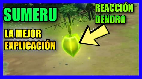 Sumeru Reacciones Elementales Dendro Explicacion Detallada Genshin