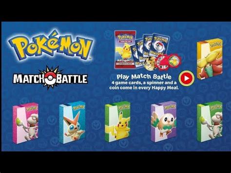 Pok Mon Match Battle Happy Meal Collectibles Are Finally Here August