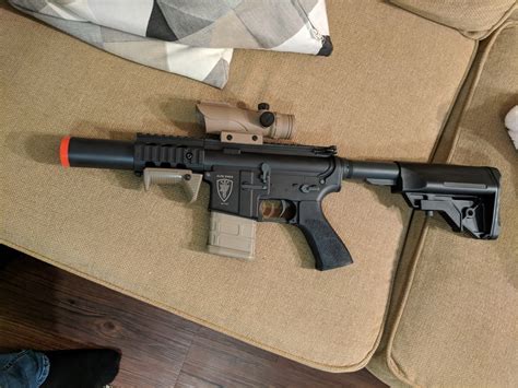 Here's my gun now! First AEG. : r/airsoft