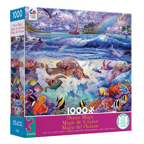 Ceaco 1000 Piece Ocean Magic Tropical Dream Interlocking Jigsaw Puzzle