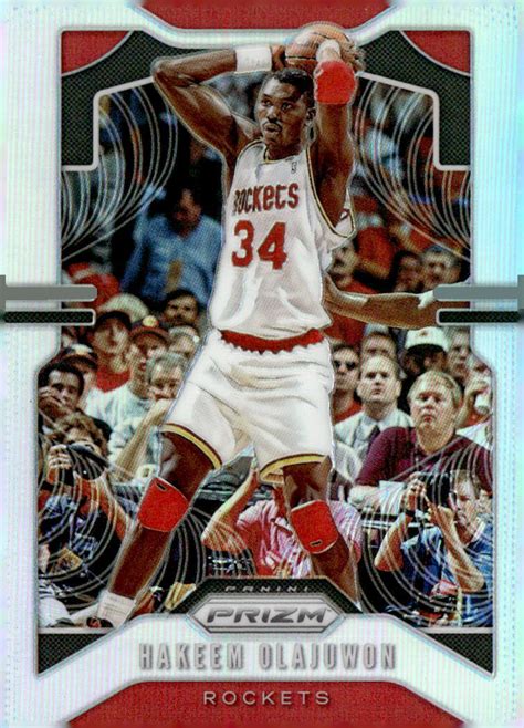 2019 20 Panini Prizm 4 Hakeem Olajuwon Prizms Silver EBay