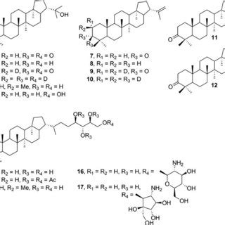 Structures of natural and synthetic hopanoids mentioned in the text. 1 ...