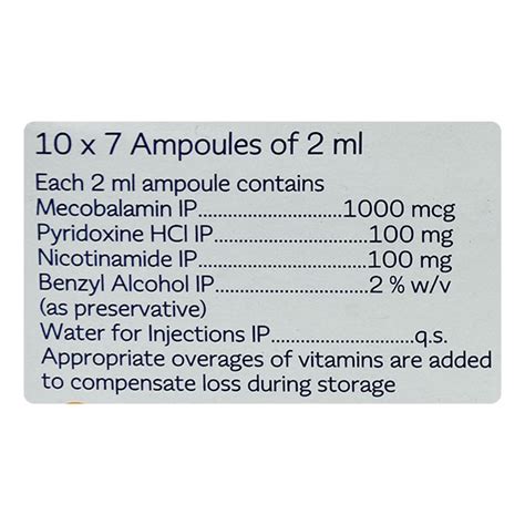 Neurobion Forte Rf Injection X Ml Price Uses Side Effects Netmeds