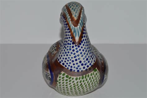 Tonal Duck Statue Mexican Folk Art Mexican Art Pottery Etsy