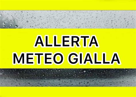 Allerta meteo gialla nel Lazio per venerdì 27 ottobre Il Caffe