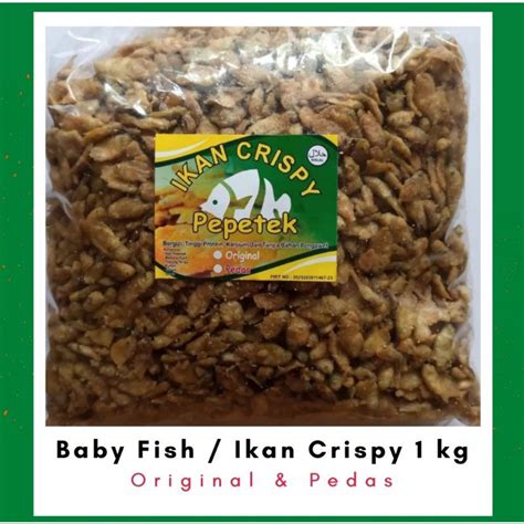 Jual Ikan Crispy Pepetek Baby Fish Kg Shopee Indonesia