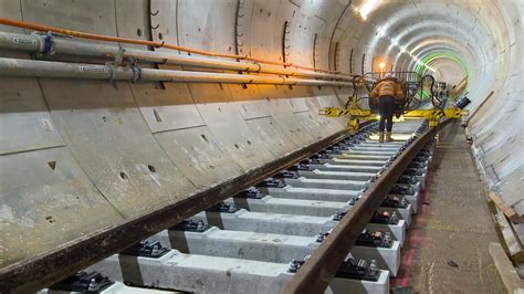 Sydney Metro City Trackwork Complete In Twin Harbour Tunnels Work