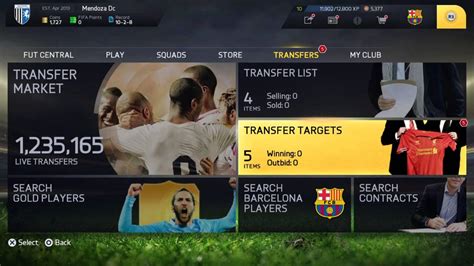 Fifa 15 Fut Hub In Menus Youtube