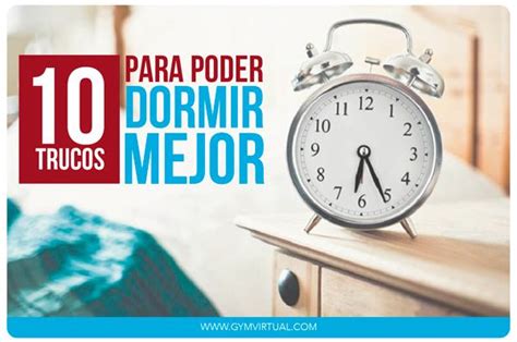 10 TRUCOS PARA DORMIR MEJOR | GYM VIRTUAL