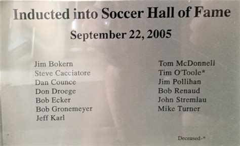 O Toole Tim St Louis Soccer Hall Of Fame