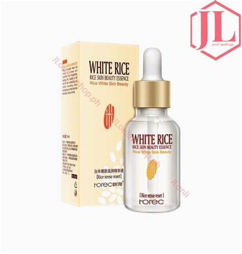 Original Rorec White Rice Essence Serum Whitening Protein Shrink Pores