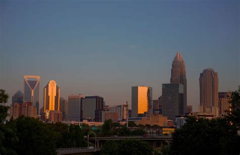 Charlotte skyline, USA