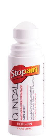 Stopain Clinical Topical Analgesic For Arthritis Sore Muscles