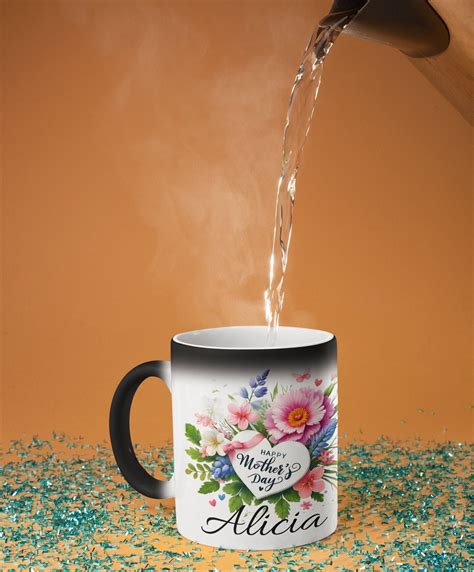 Magical And Customizable Mug For Mom Mug That Changes Color With Heat