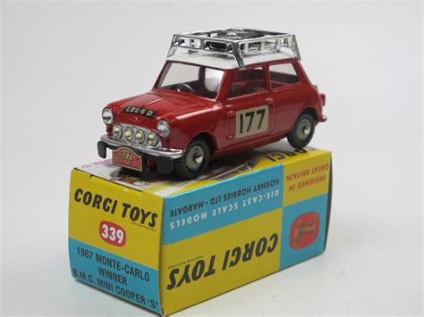 Corgi Toys 339 Monte Carlo Winner 1967 BMC Mini Cooper S Re Issue